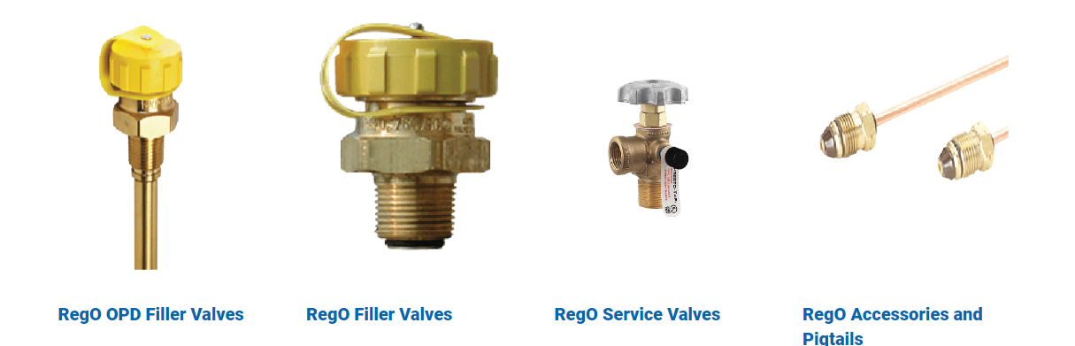 REGO filler service valves